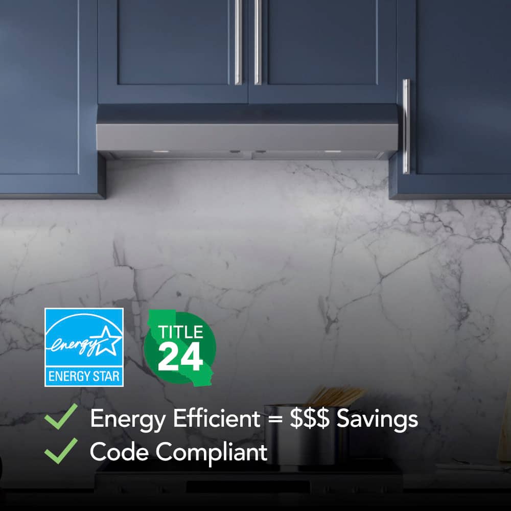 Broan - 36 inches - Convertible - Under cabinet Range Hood - Stainless Steel