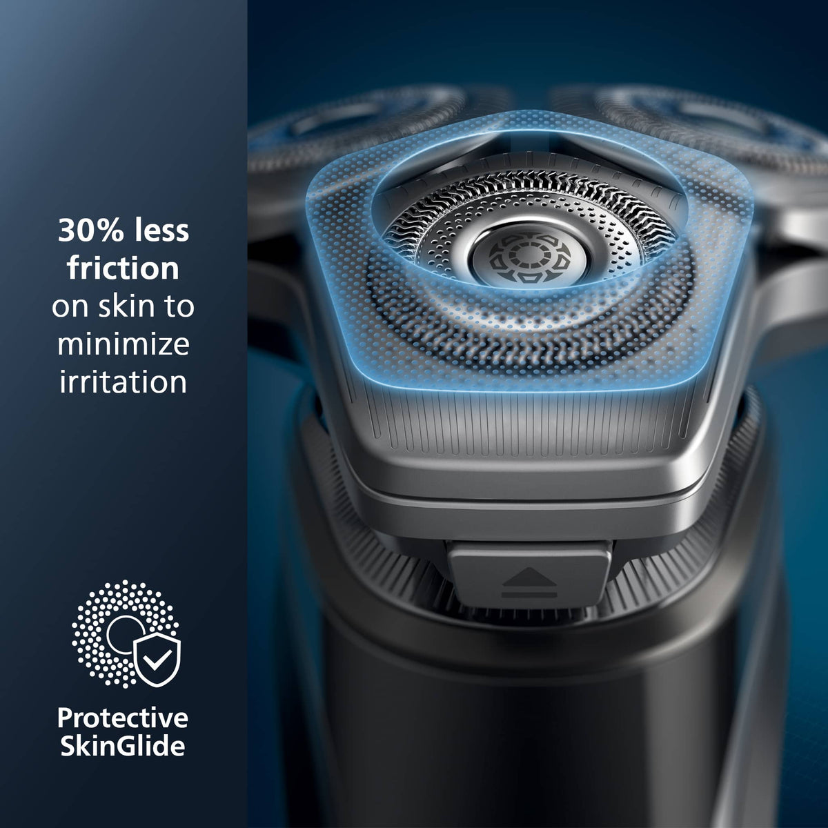 Philips Norelco - Rechargeable Electric Shaver 9600 with Extra Shave Heads Included S9507/87 - Black