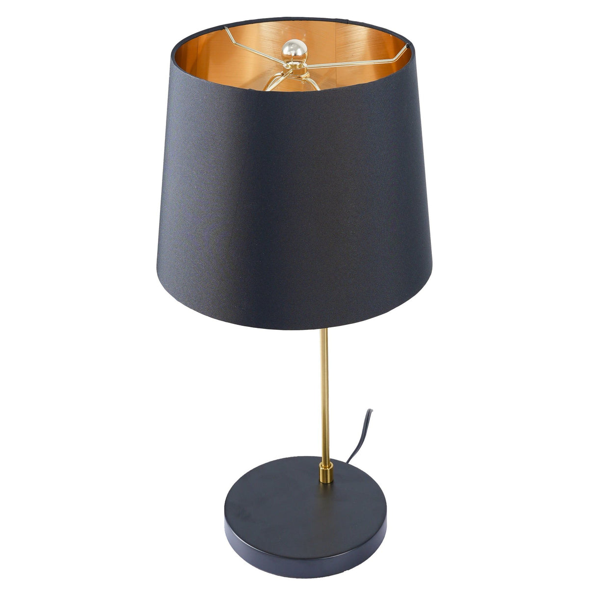 Lámpara de escritorio para mesita de noche y mesa - Negra