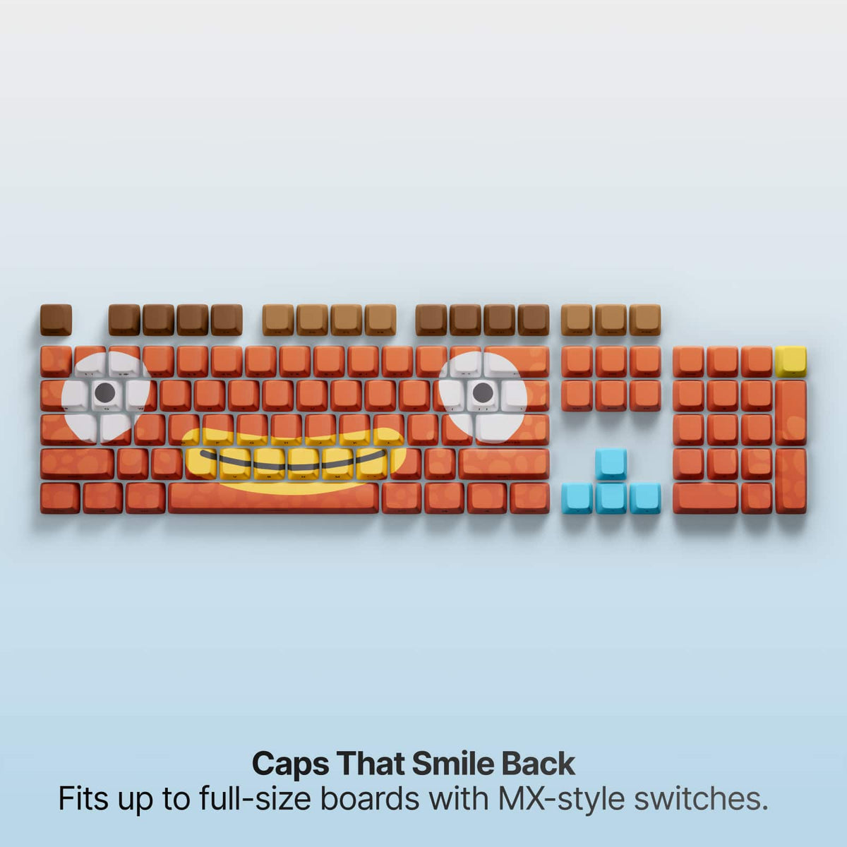 SteelSeries - PBT Accessory Keycaps - Fortnite Fishstick Edition - Multi