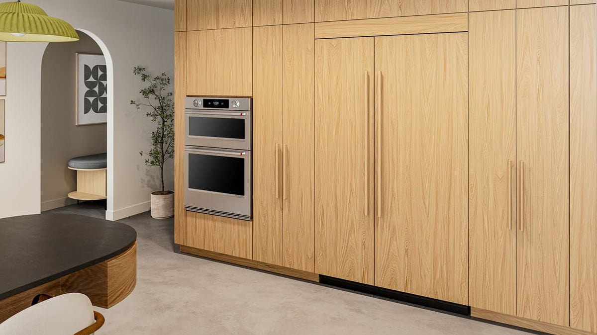 KitchenAid - 48" wide 30 cu. ft. Built-In Panel-Ready (not included) Side-by-Side Refrigerator with Platinum Interior - Custom Panel Ready