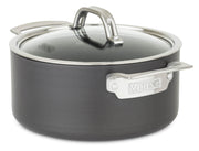 Viking - Hard Anodized Nonstick 4 Qt. Soup Pot - Black
