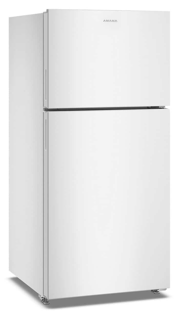 Amana - 30 in. Wide 19 cu. ft.Garage Ready Top-Freezer Refrigerator and - White