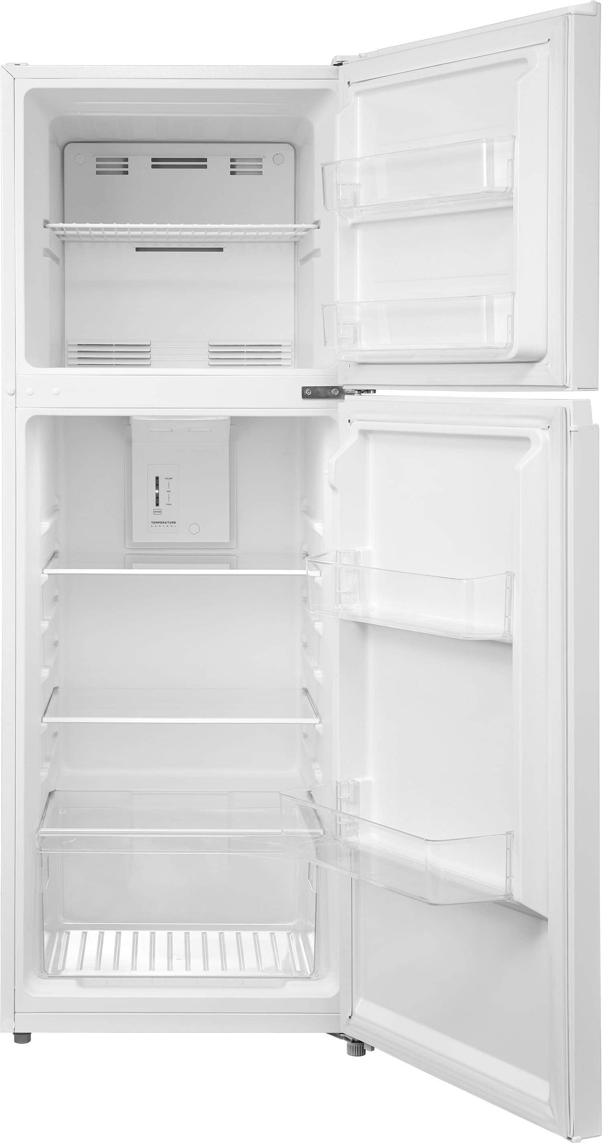 Insignia™ - 22 in. Wide 10.1 Cu. Ft. Top-Freezer Refrigerator with Reversible Door and ENERGY STAR Certification - White
