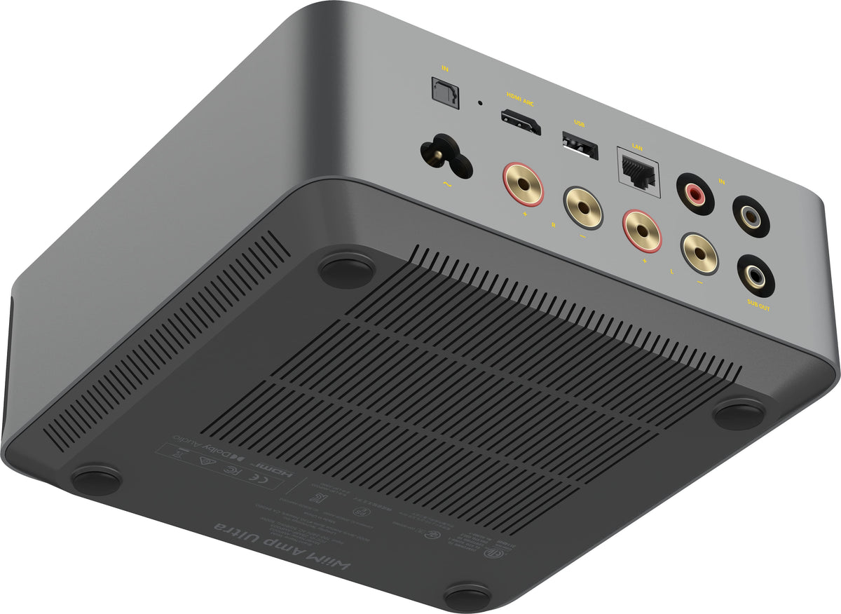 WiiM - Amp Ultra Streaming Amplifier - Space Gray