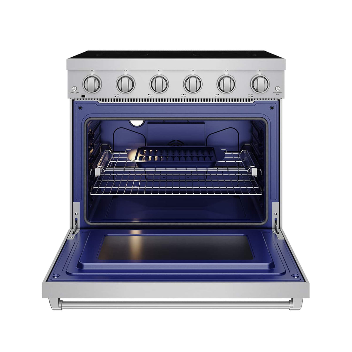 36 in. Wide 5 Elements Gordon Ramsay Series by Thor Kitchen 6.0 Cu. Ft Freestanding Electric Range - Stainless Steel