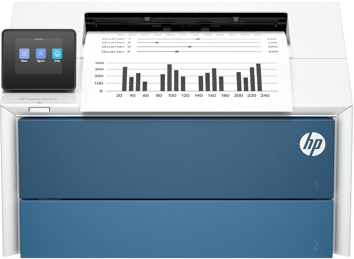 HP - LaserJet Pro 4006dw Wireless Black & White Laser Printer, 2-Sided Printing, Best for Office, AI-Enabled - White