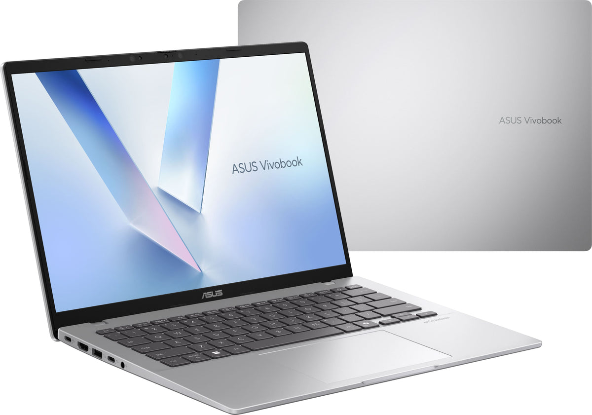 ASUS - Vivobook 14 14" 2K Laptop - Snapdragon X (2026) - 8GB Memory - 256GB Storage - Copilot+ PC - Cool Silver