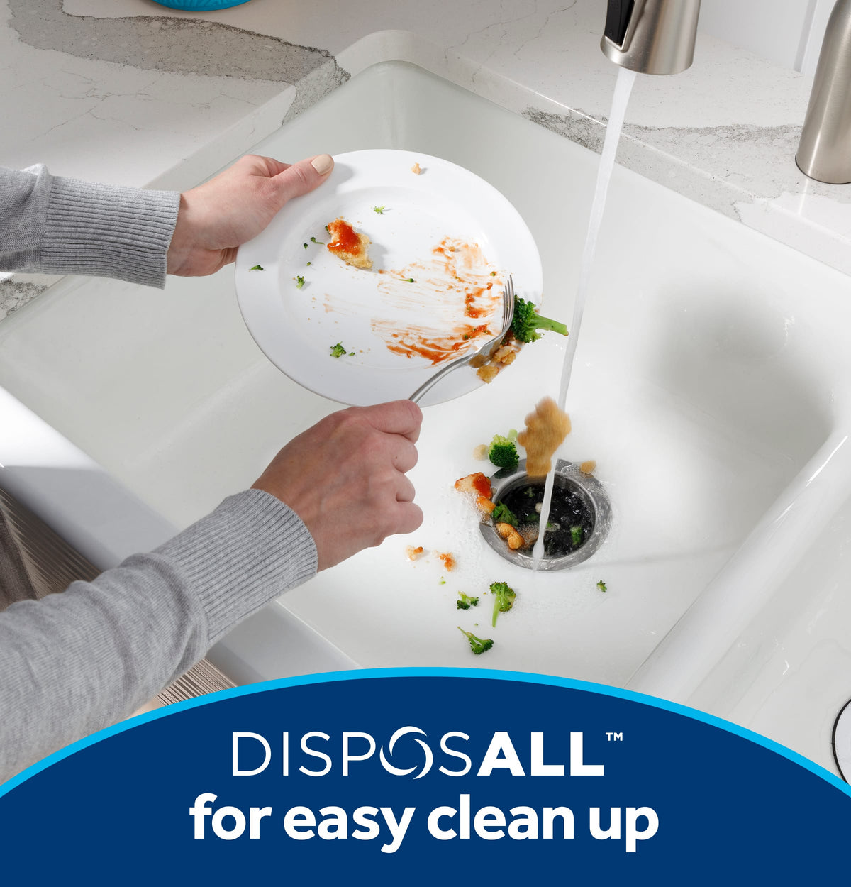 GE - DISPOSALL 1/2 HP Disposer - Black