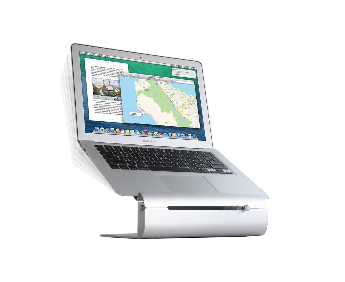 Rain Design - iLevel2 Adjustable Height Laptop Stand - Silver