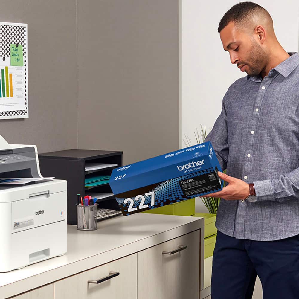 Brother - TN227BK High-Yield Toner Cartridge - Black