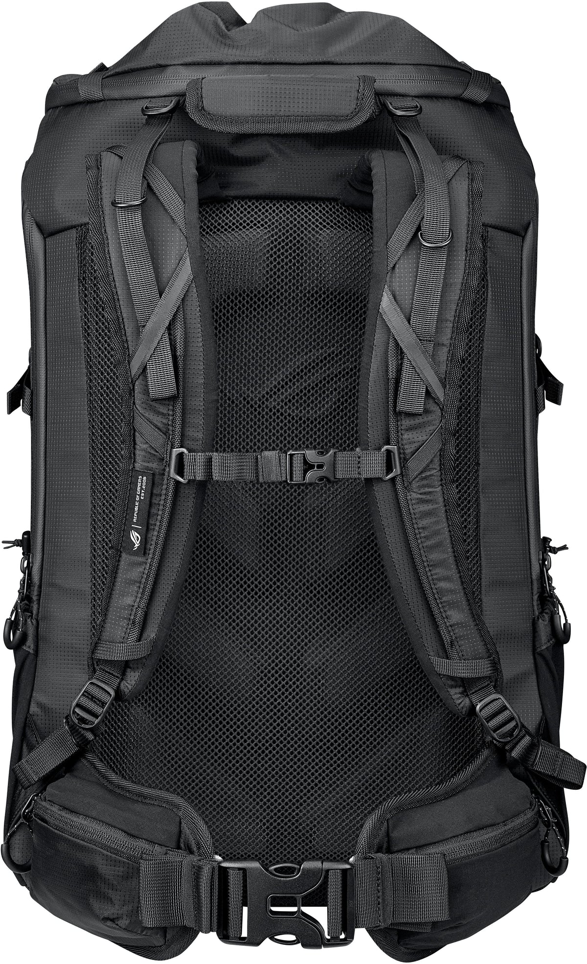 ASUS - ROG Archer ErgoAir 40L Lightweight Modular Gaming Backpack with 18" Laptop Compartment and Waterproof Rain Cover - Black