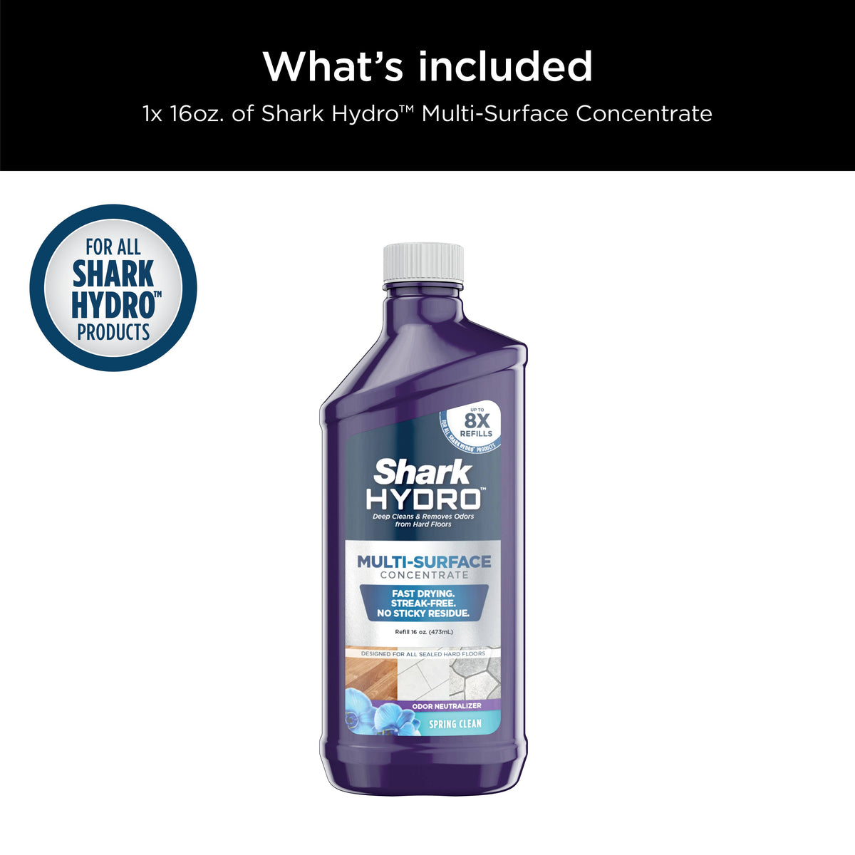 Shark - Hydro 16oz Multi-Surface Concentrate